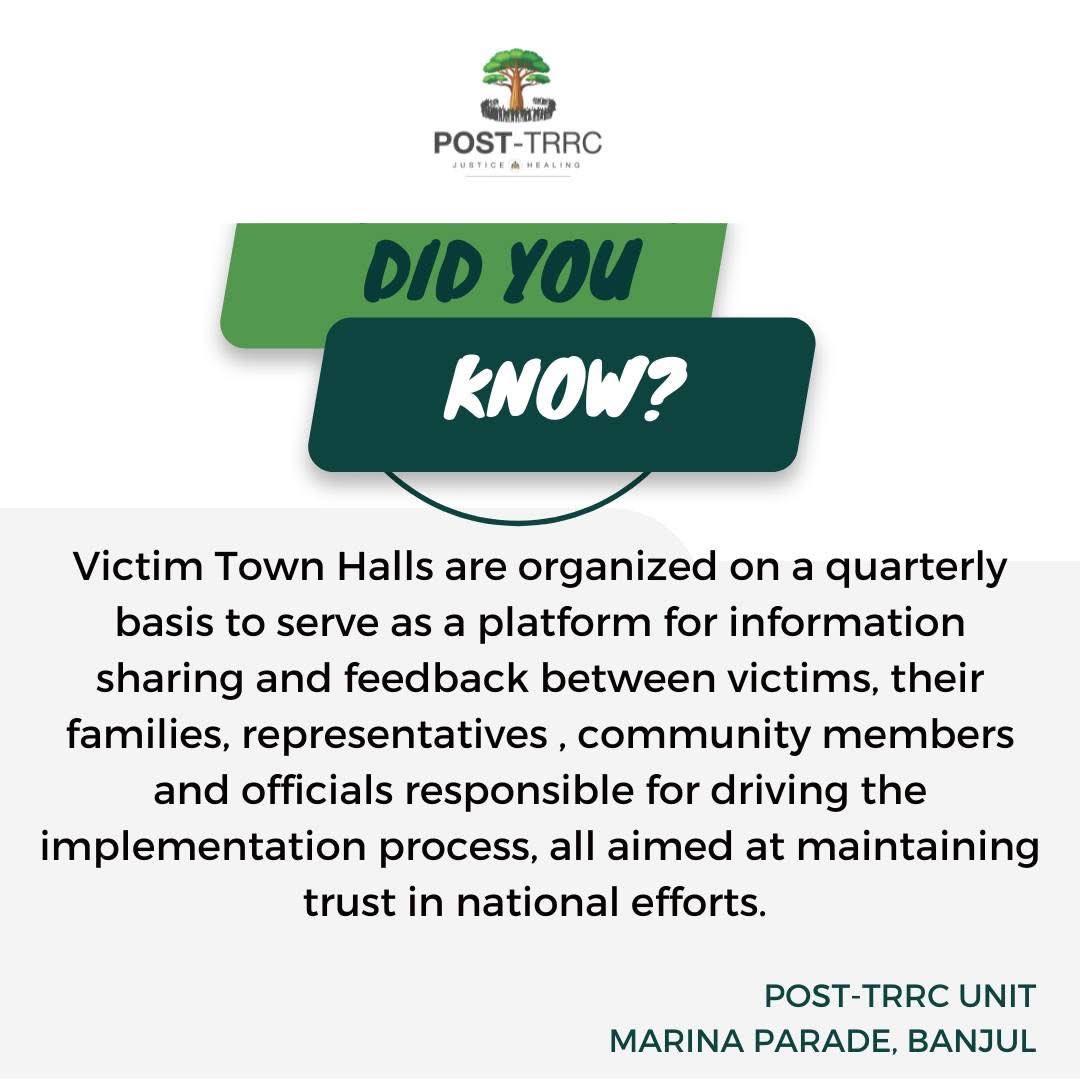 PostTRRC_Gambia's tweet photo. Voices matter. Every story counts. 💬
#PostTRRC #VictimTownHalls #Gambia #Healing #Justice https://t.co/quDKBAnXKN