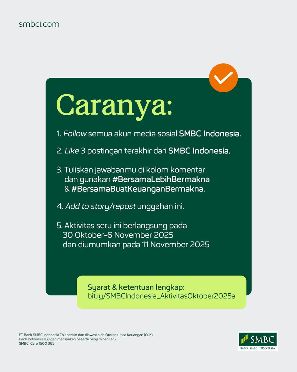Kapan pertama kali kamu merasa harus lebih ngerti soal uang?

Semakin dewasa, tiba-tiba urusan uang jadi terasa lebih nyata, tagihan, rencana masa depan, sampai belajar menahan keinginan. Versi kesadaran finansialmu kayak gimana? Ceritakan di kolom komentar dan menangkan saldo