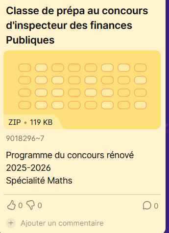 archive d'une classe de préparation au concours d'inspecteur des finances disponible sur le padlet du gang  padlet.com/faradfa/classe…
