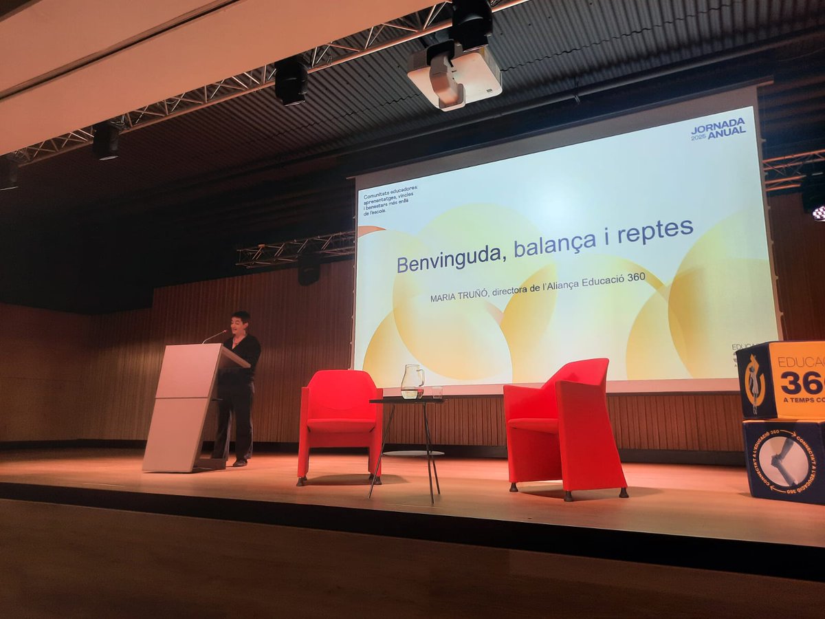 📍 Assistim a la jornada anual <a href="/educacio360/">Educació 360</a>, enguany amb el títol 'Comunitats educadores: aprenentatges, vincles i benestars més enllà de l'escola'.

💬 Debats inspiradors sobre lleure i primera infància, adolescència i benestar, participació activa, i molt més.