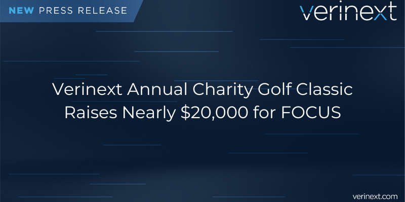 PRESS RELEASE! Verinext is proud to support FOCUS (Families of Children Under Stress), with our anual golf charity event. Read more below.  #Verinext #FOCUS #communitysupport hubs.li/Q03QVz0f0