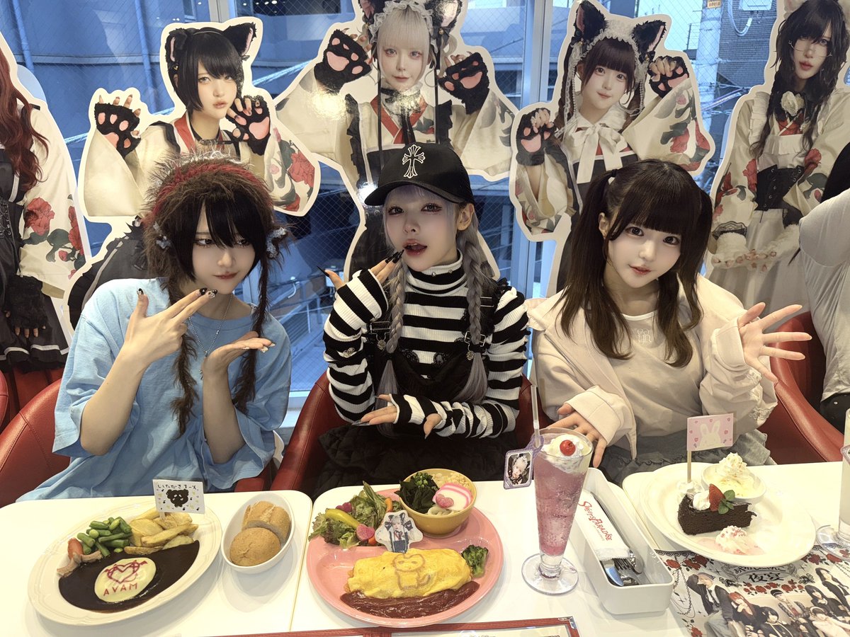 AVAM 東雲青空 スイパラ コラボ あやかしにゃんこ夜宴 ❤️‍🩹 AVAM ×スイーツパラダイスコラボ 🧁 .ﾟ*❁⃘ 『あやかし