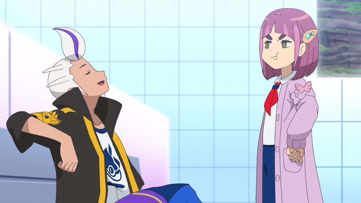 #アニポケ 第115話
「テラ☆キラ！ブルーベリー学園」
いかがでしたか？

ふらりと現れ、
ロイとネモのバトルを見ていた
ブルベリーグ四天王のカキツバタ

ロイの様子を見てつぶやいた言葉は…？

新たな冒険の始まりを見逃し配信で！
公開期間は本日より1週間✨
bit.ly/4euLACP