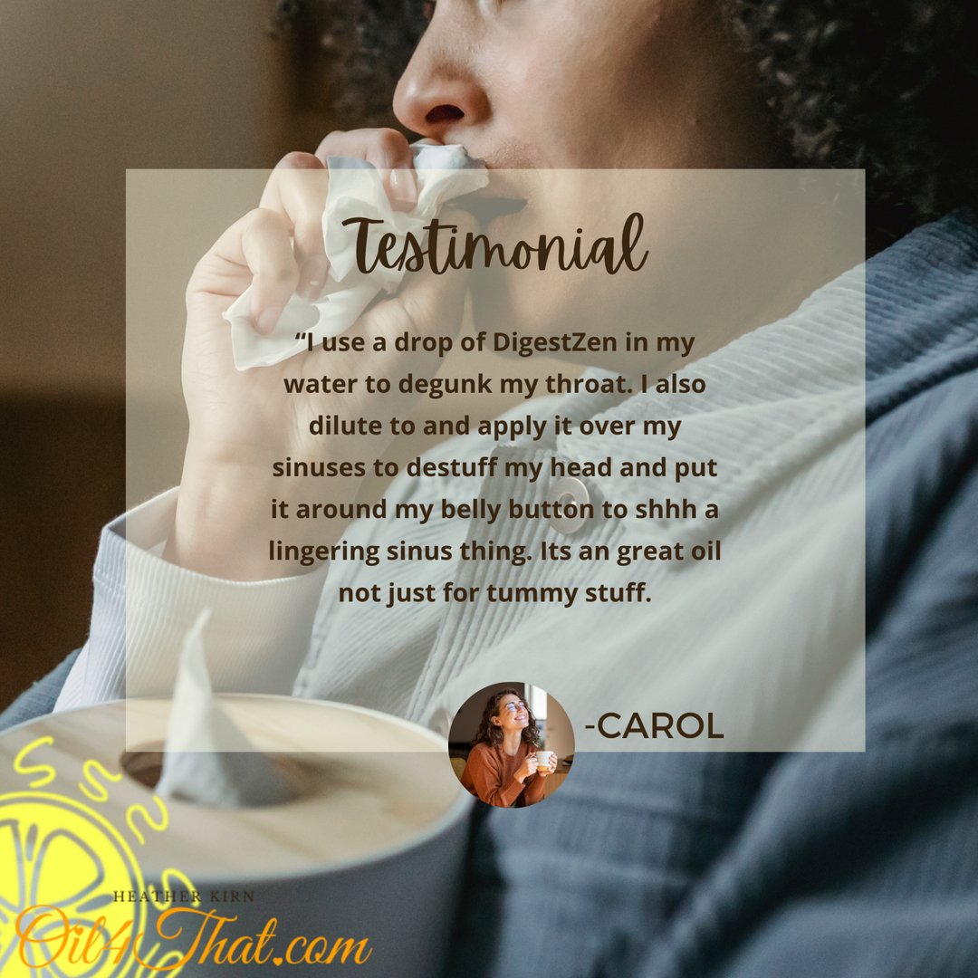 Oils4That2's tweet image. Fantastic tips for this season from Carol!
#HeatherKirn #Oil4That #DigestZen #Degunker #doTERRA