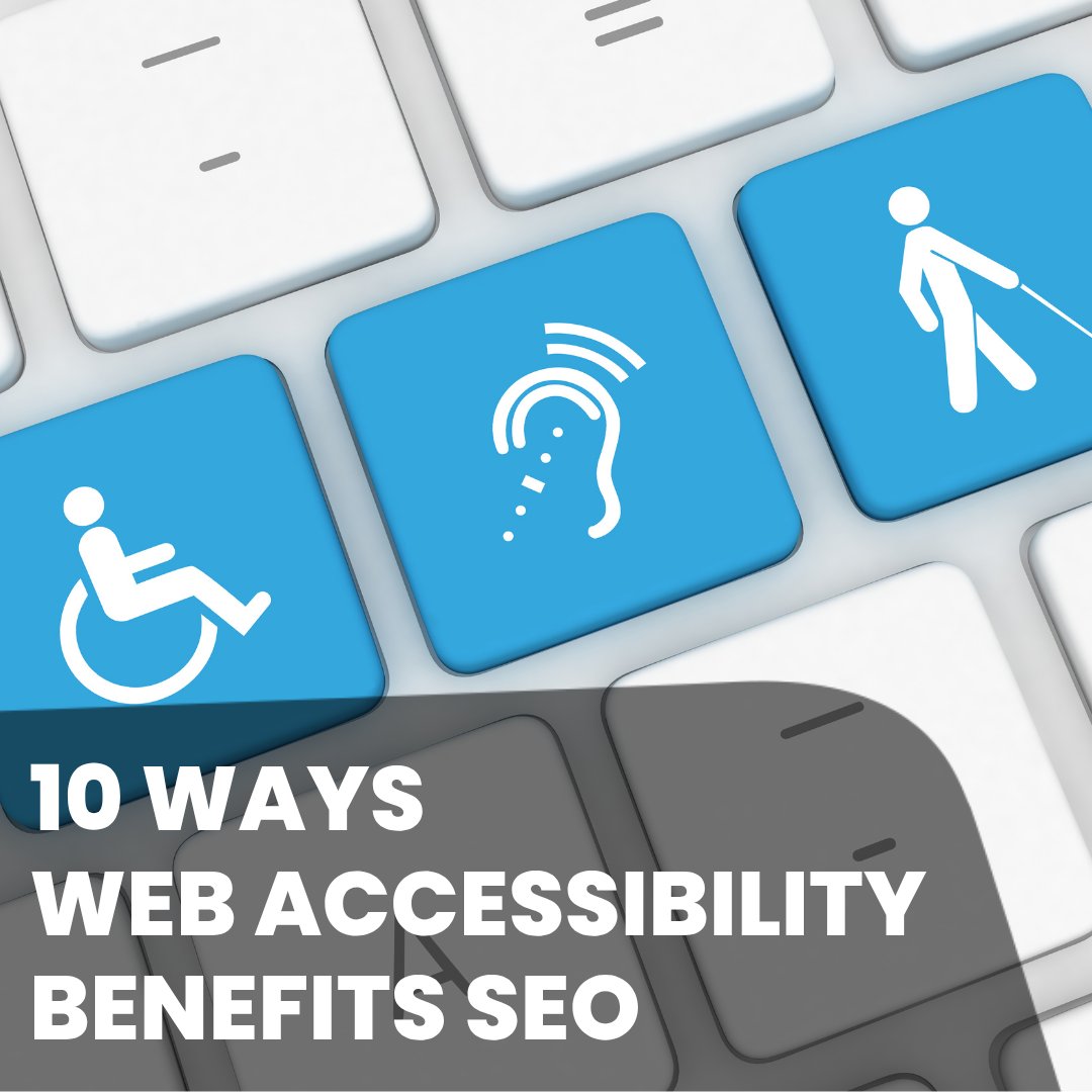 The more accessible your site is, the more search engines reward it.

Check out 10 simple ways accessibility improves SEO performance: foremostmedia.com/resources/blog…