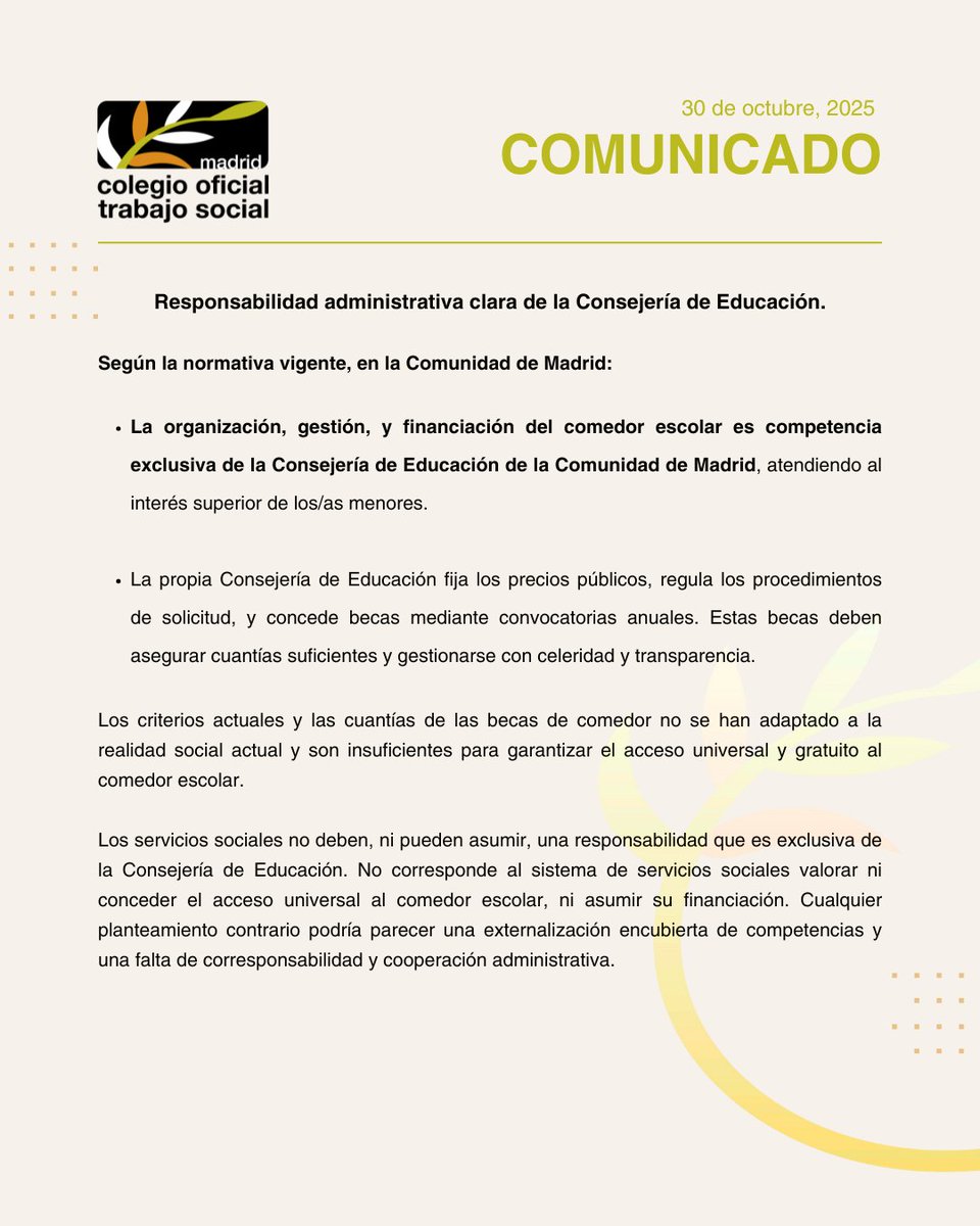 Colegio Trabajo Social Madrid tweet media