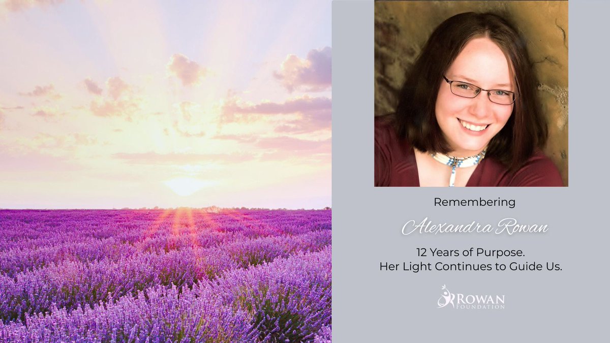 alexrowanfound's tweet image. Twelve years ago, we lost Alexandra Rowan to a pulmonary embolism, a fatal blood clot in her lung. Today, her light still guides us through every story told, every woman empowered, and every life saved through awareness.

12 years of purpose
12 years of impact
12 years of…