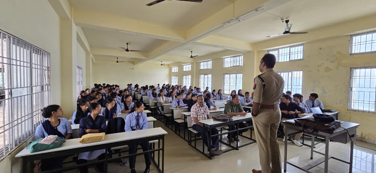 DimahasaoPolice's tweet image. Today across Dima Hasao, Dima Hasao Police organized multiple Cyber Awareness Programs in various schools and colleges as part of Cyber Security Awareness Month, October 2025, spreading awareness on safe and responsible use of the digital world @assampolice @DimaDipr