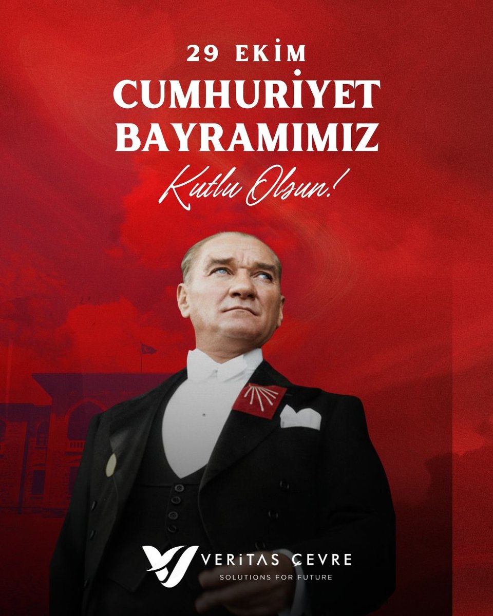 CevreVeritas's tweet image. 29 Ekim Cumhuriyet Bayramımız, Cumhuriyetimizin 102. Yılı Kutlu Olsun!

#29Ekim #bayram #solutionsforfuture #veritascevre
