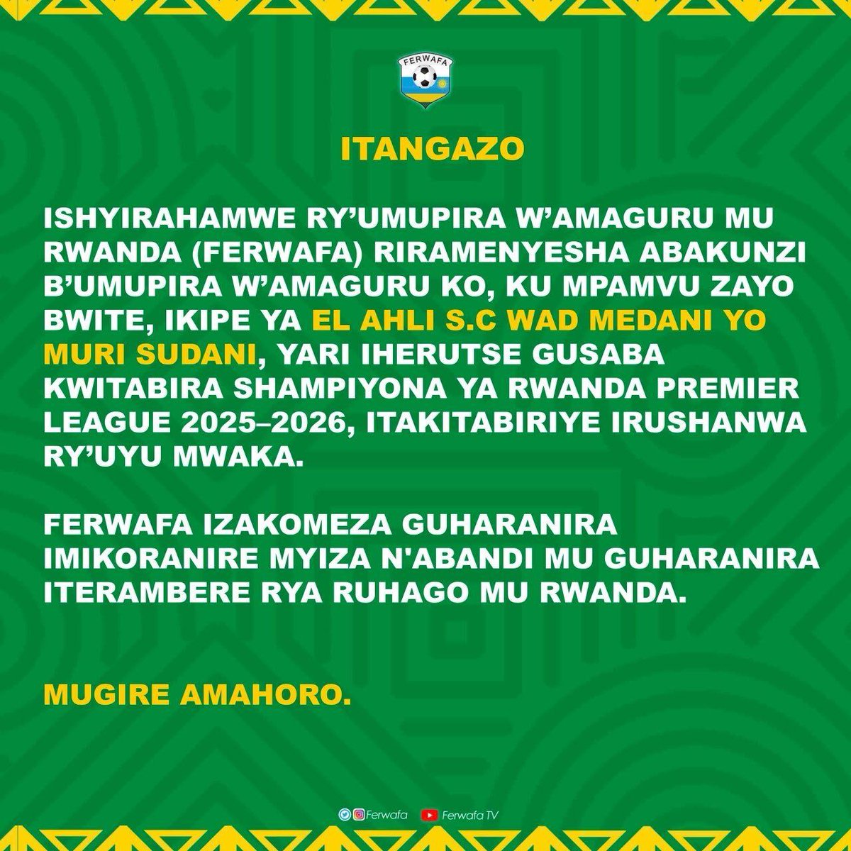 score250's tweet photo. ITANGAZO

#kigaliupdates #score250 https://t.co/5Rur0Ze223