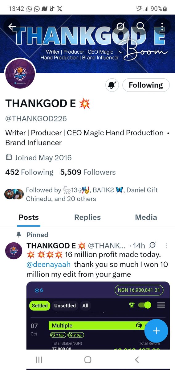 malikbright's tweet photo. @deenayaah @SamzyEnyali @Ogemmanuel26 @Olahormoh @TeejosephXx @biggggstunna @triumphant234 @Auntie_Bukkie @wavi_Jnr @Alexan_der098 @Fadekemi144042 God doesn't delay
8038056144
Opay https://t.co/RcNENyfLaD