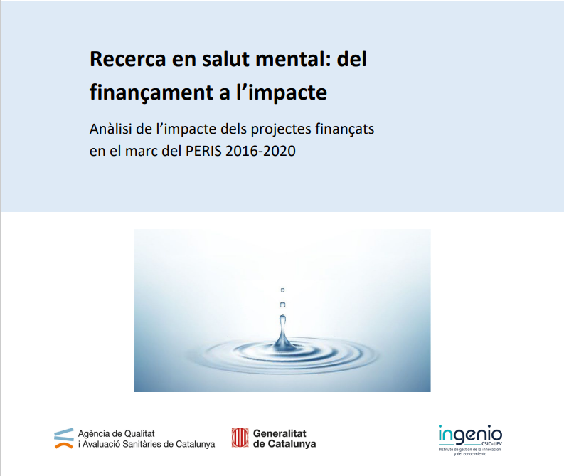 AQuAScat's tweet image. 🆕 “Recerca en salut mental: del finançament a l’impacte (#PERIS 2016-2020)”

L’anàlisi examina 20 projectes per entendre com generen impacte i detectar aprenentatges i millores en el sistema de salut.

Informe  hdl.handle.net/11351/13754
Resum: hdl.handle.net/11351/13755

#SalutMental