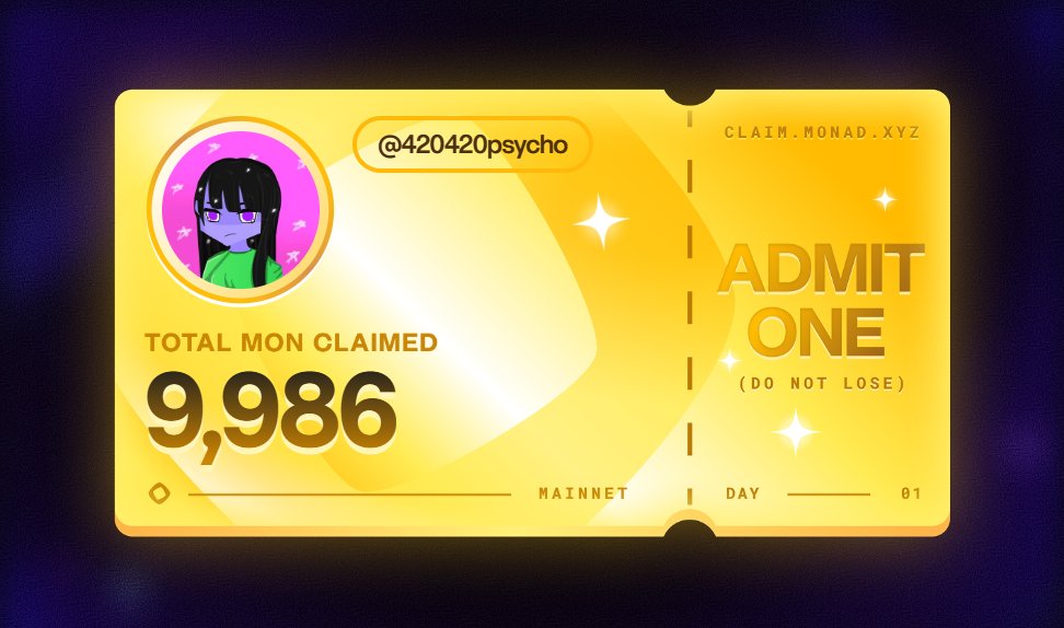 thanks monad for giving your community a penny, you turned your back on your community now it's our turn, anyone who isnt part of the community last and still mint a single NFT on monad is brainwashed, join #monadskem