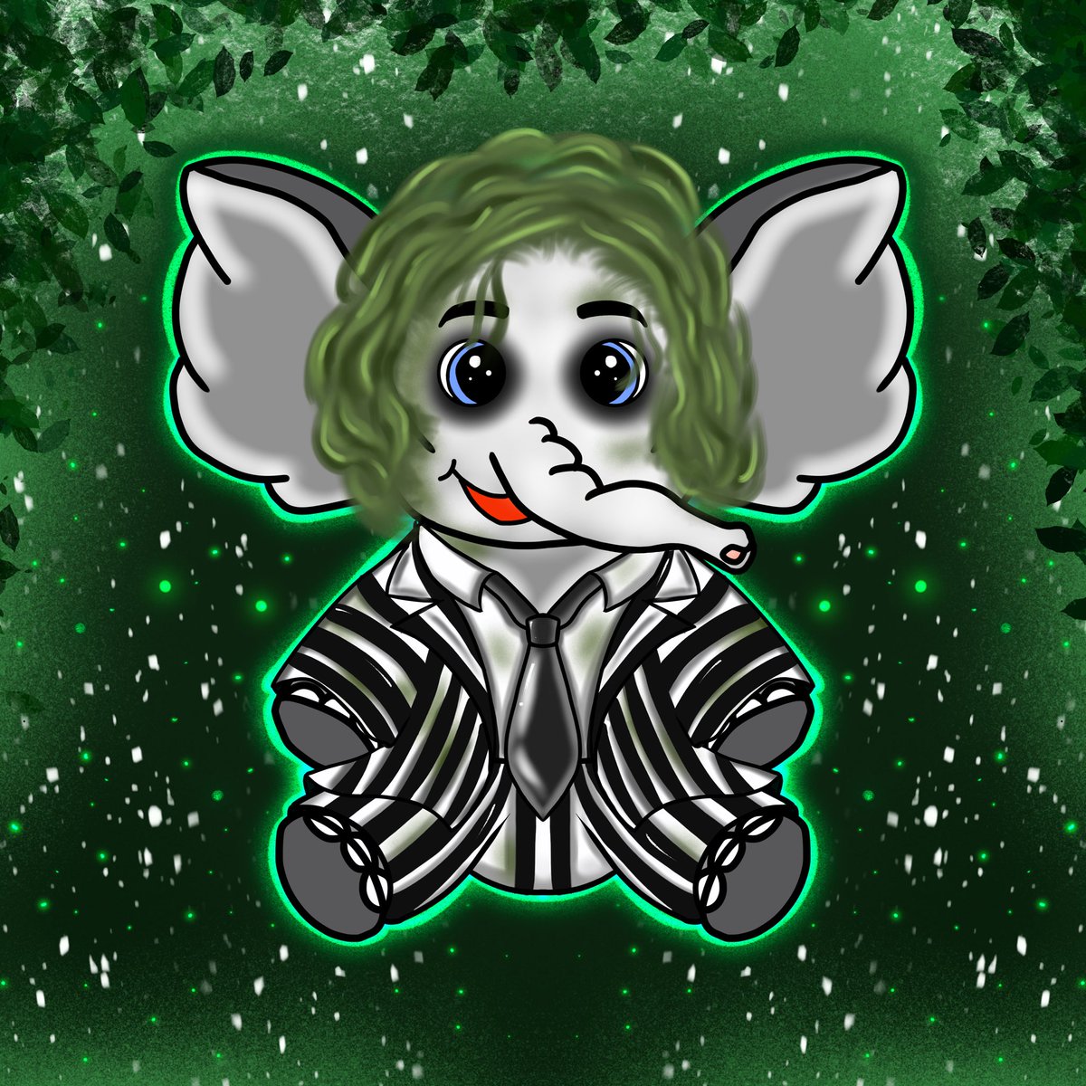 NEW DROP !!!🤯🔥🔥

Another Halloween drop ! 🔥

“ Beetlejuice ” themed Baby Elephant is now available on opensea !! 🤩

I enjoyed drawing this theme ! He’s so cool ! 

Who will own it ? 🙀 

opensea.io/item/polygon/0…

#StylishBabyElephants
