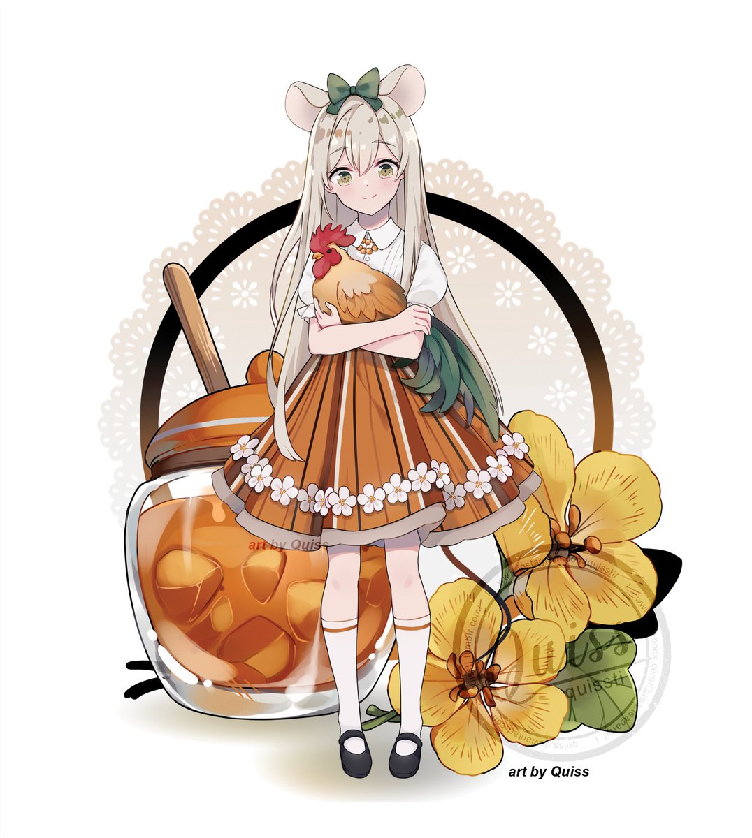 Miss September and October 2025 cat and mouse girl^^ Kitten is fighting for her life XD 09/12 + 10/12 #catandmouse #catgirl #animegirl #cherry #catandmouse2025 #calendar2025 #polishfolk #polishfolkart #góry #strójgóralski #góralka #zakopane
