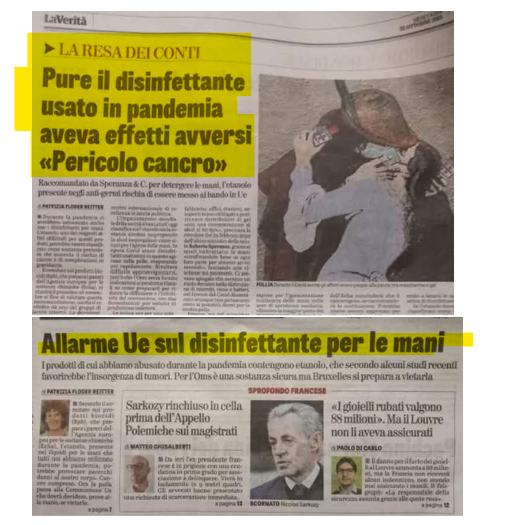 Erinni15's tweet image. Durante la #pandemia abbiamo usato massicciamente #disinfettanti  🛢️a base di etanolo. Si sta valutando di limitarne l&apos;uso in alcuni prodotti per un potenziale, legame con il cancro.

#covid #covid19