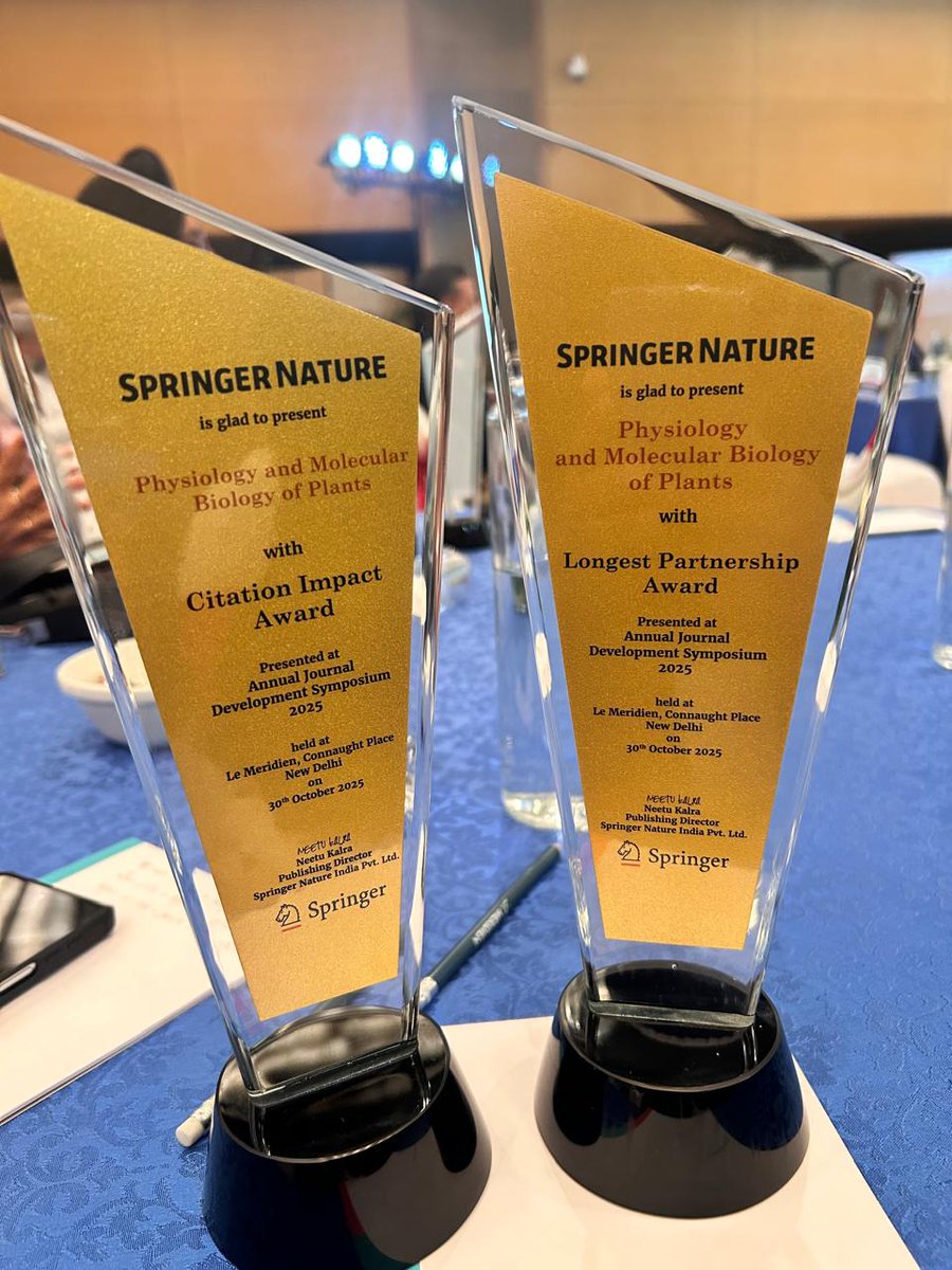 Physiology and Molecular Biology of Plants tweet media