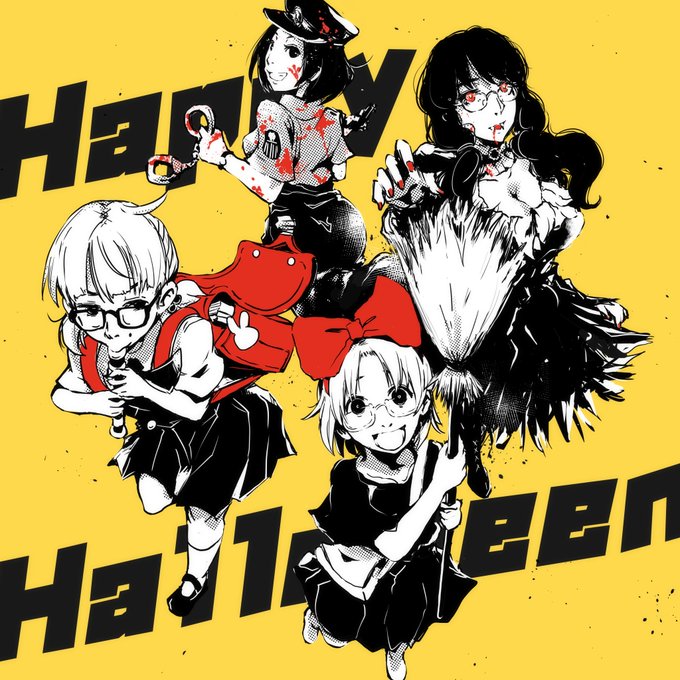 再掲。明日で10月おわりやん! 2年前のハロウィン。 #Halloween #ハロウィン #HappyHalloween