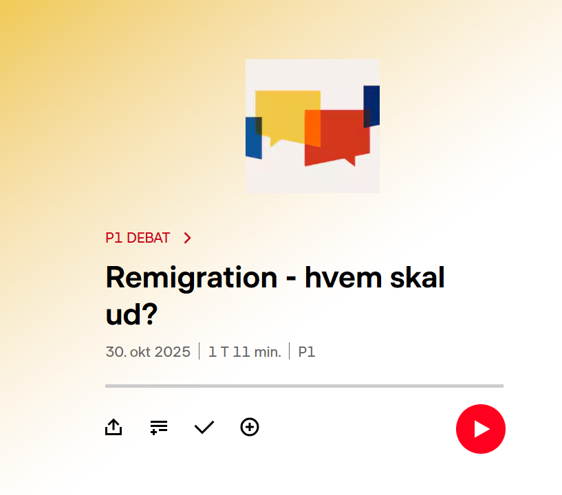 Nordentoft1993's tweet image. DR nægtede at lade mig komme til orde, da P1 Debat for kort siden havde en debat om remigration. 

Generation Identitær og min person var genstand for diverse løgne og voldsomme angreb fra både værten og flere paneldeltagere. 

Efter at have indsendt adskillige SMS’er ringede jeg…