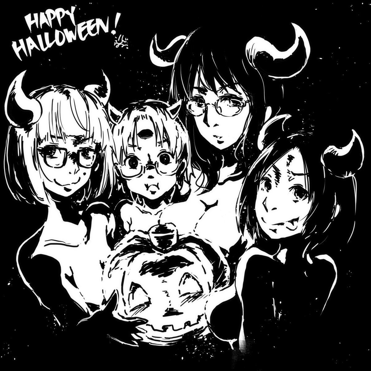 再掲。明日で10月おわりやん!
2年前のハロウィン。
 #Halloween #ハロウィン #HappyHalloween 