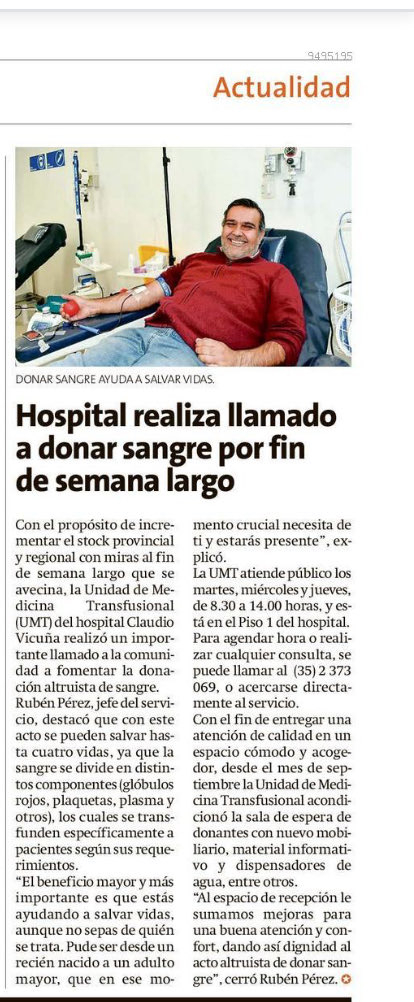 El Líder de San Antonio destaca llamado de <a href="/NuevoHCVoficial/">NuevoHCV San Antonio</a> a donar sangre este fin de semana largo. ♥️