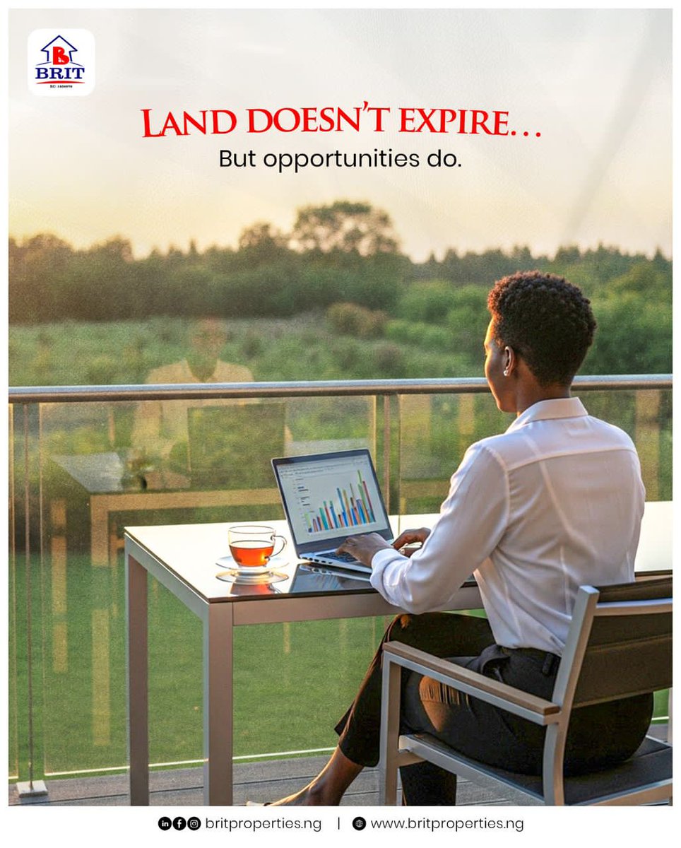 bianca_oka504's tweet image. Still waiting to buy land? This October Price Slash might be your last big chance! 🚨
Tomorrow’s wealth starts today — own a plot now!

#BritProperties #OctoberPromo #PriceSlash #LimitedOffer