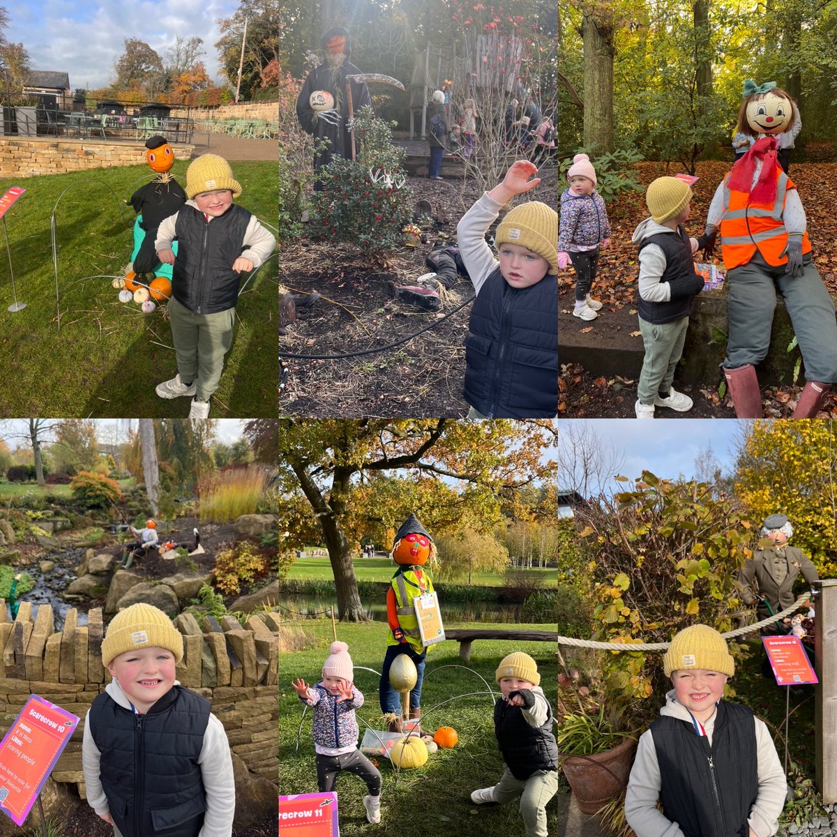 Great morning Scarecrow hunting at <a href="/RHSHarlowCarr/">RHS Harlow Carr</a>