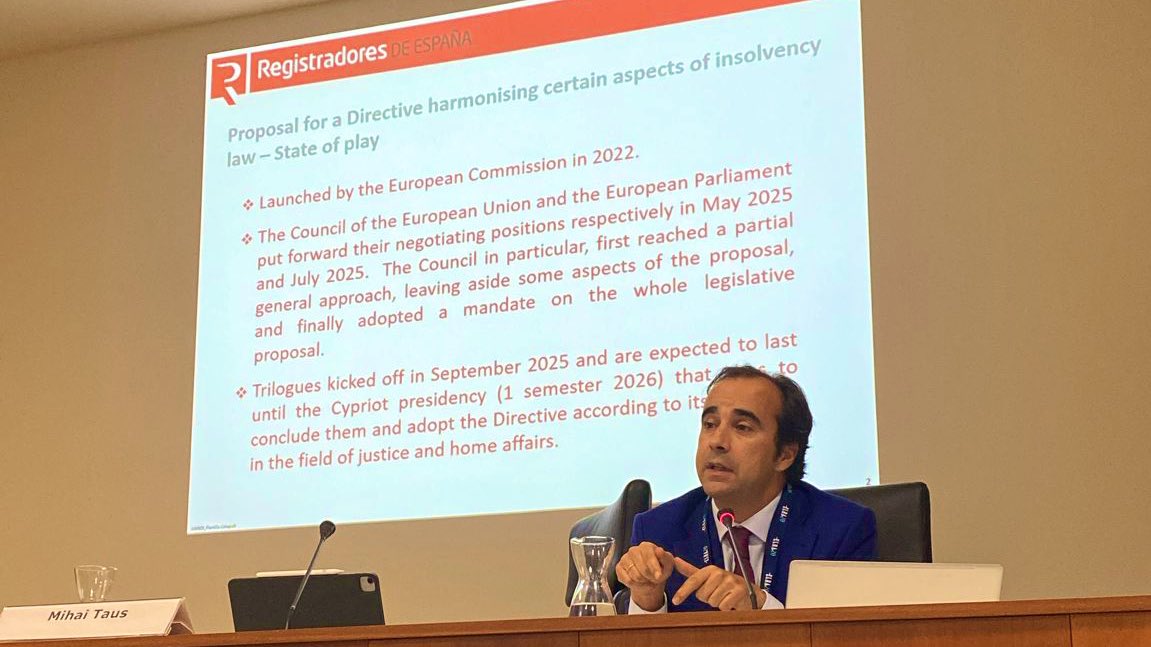 Enrique Maside

Vocal de Asuntos Europeos del Colegio de Registradores y Secretario General de #ELRA

Estudio sobre la propuesta de Reglamento de Insolvencia (COM/2022/702 final):* Actualizado según las negociaciones del Consejo y el Parlamento Europeo. Mención especial a los