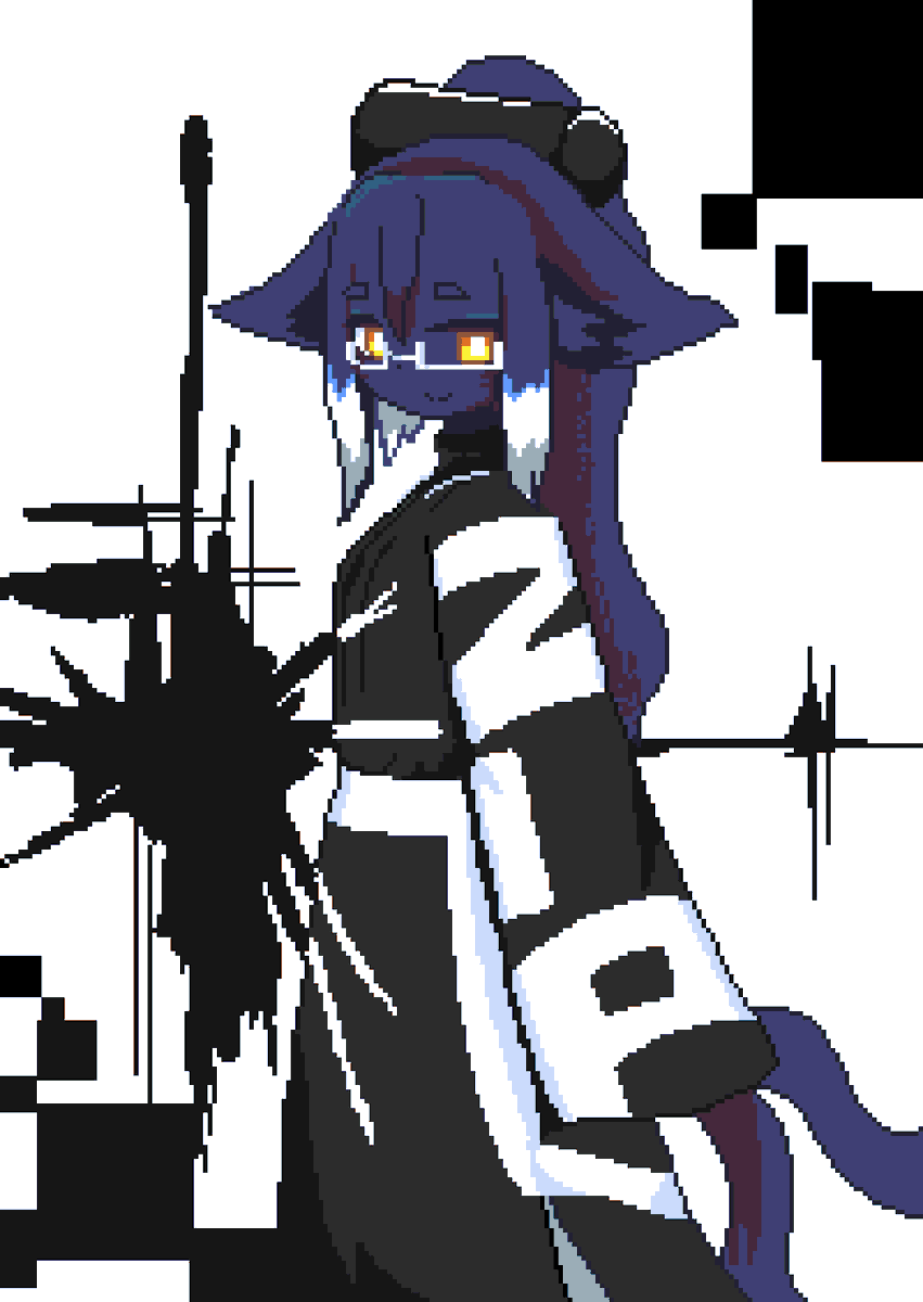 仮想電子の仮装猫。