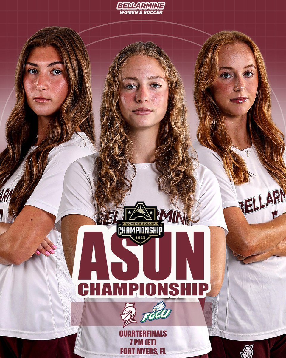 ⚽️ <a href="/ASUNSports/">Atlantic Sun Conference</a> Championship ⚽️

#⃣ Quarterfinals
🆚 FGCU
⌚️ 7 p.m. (ET)
📍 Fort Myers, FL
💻 ESPN+ (espn.com/watch/player/_…)
📊 stats.statbroadcast.com/broadcast/?id=…

⚔️ #SwordsUpBU ⚔️