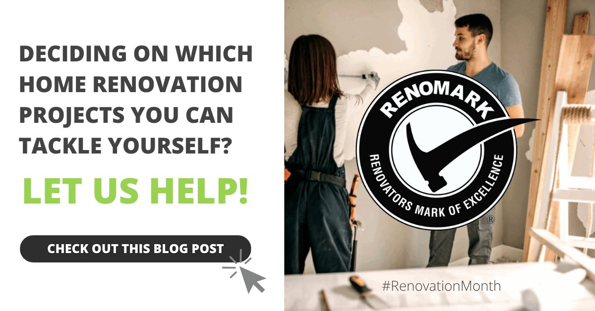 DIY or professional? 🤷‍♂️ Weigh the pros and cons and see why RenoMark expertise makes all the difference. Learn more here: renomark.ca/when-to-diy-an… #RenovationMonth