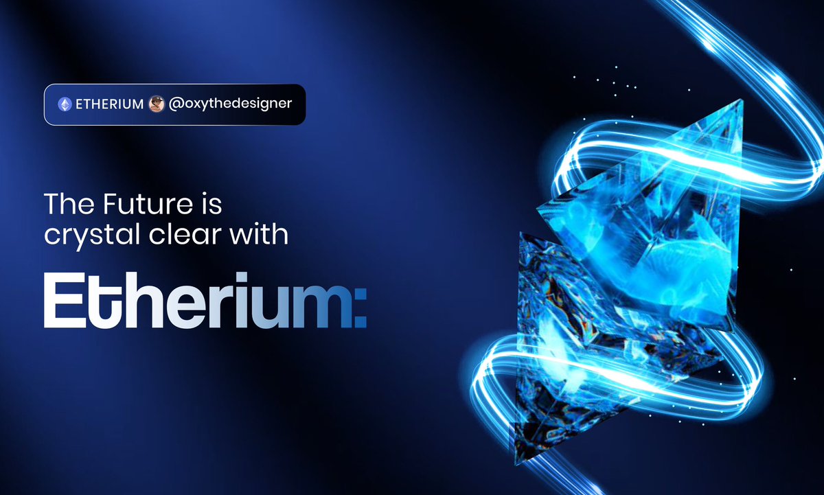 oxy_designss's tweet image. Just playing around with a few fictional social media design concepts for @ethereum 
Wanted to explore how Web3 brands could show up with more personality, clarity, and modern energy online.

(Check cs)