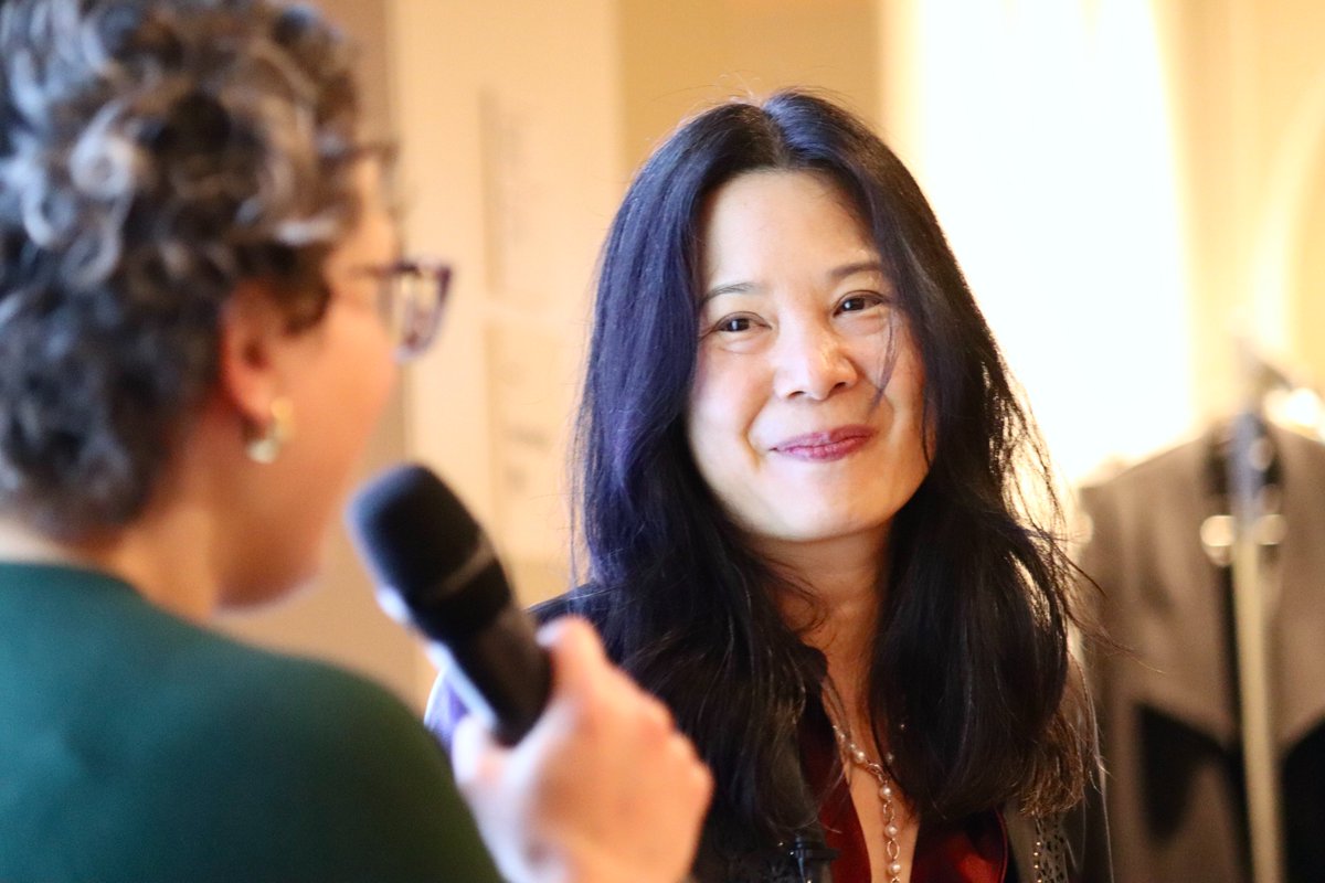 “IT IS THROUGH THE ACT OF WRITING that we know what we believe in,” says novelist Justina Chen in a powerful conversation with <a href="/JustineAdelizzi/">Justine Adelizzi</a>, as she leads this morning's All-Conference Caucus: Resilience in Real Time—Stories of Strength, Setback, Showing Up and Carrying On.