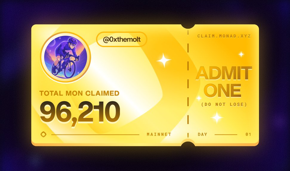 themolt (@0xthemolt) on Twitter photo GMonad GMonad