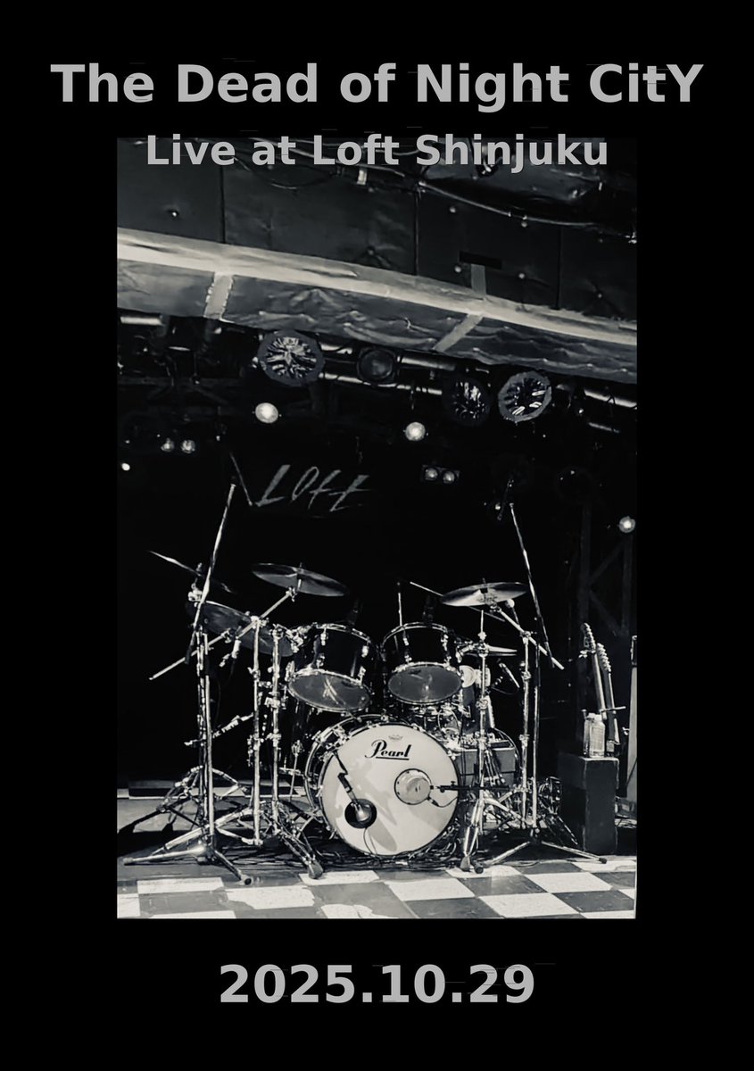 G_chansan's tweet photo. #TheDeadofNightCitY
#IntheUndeadofNight
#菊地英二 🥁
#アニー 🥁
#ANNIE 🥁
#新宿LOFT https://t.co/idC9Rf7Mlx