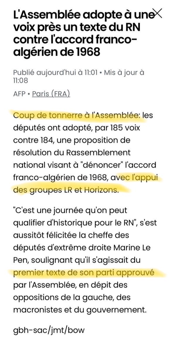 vincent_caure's tweet photo. La droite court après l’extrême-droite pour des raisons électorales. Nous refusons cette dérive. 

J’ai voté contre la résolution du RN.

Ce sujet mérite mieux qu’une proposition sans portée. 

Pensées à nos compatriotes Boualem Sansal et Christophe Gleizes détenus en Algérie. https://t.co/wYt9A15EHC