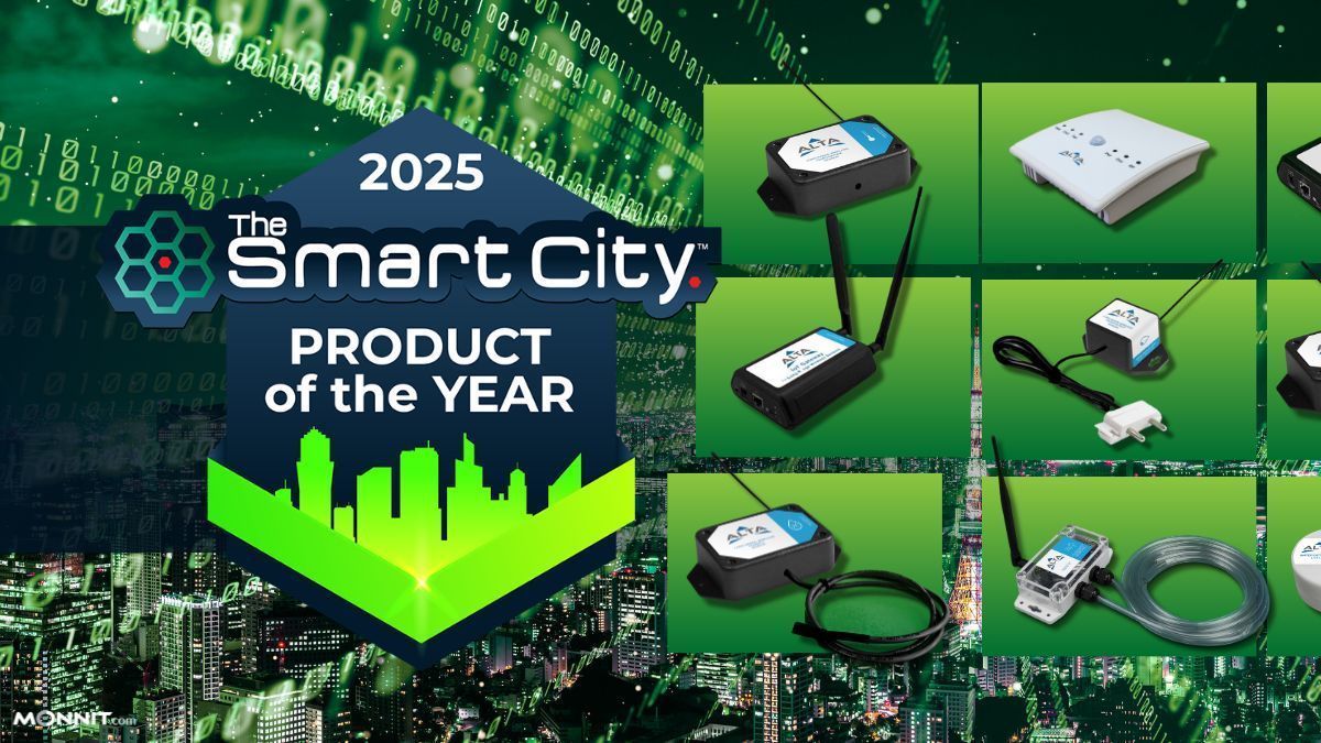 monnitsensors's tweet image. We are thrilled to announce that Monnit has once again been named a winner of the 2025 Smart City Product of the Year Award by Smart City Sentinel and IoT Evolution World.

buff.ly/WsVwi9o
.
.
.
#Monnit #SmartCity #IoT #Innovation #EnvironmentalMonitoring #AwardWinner