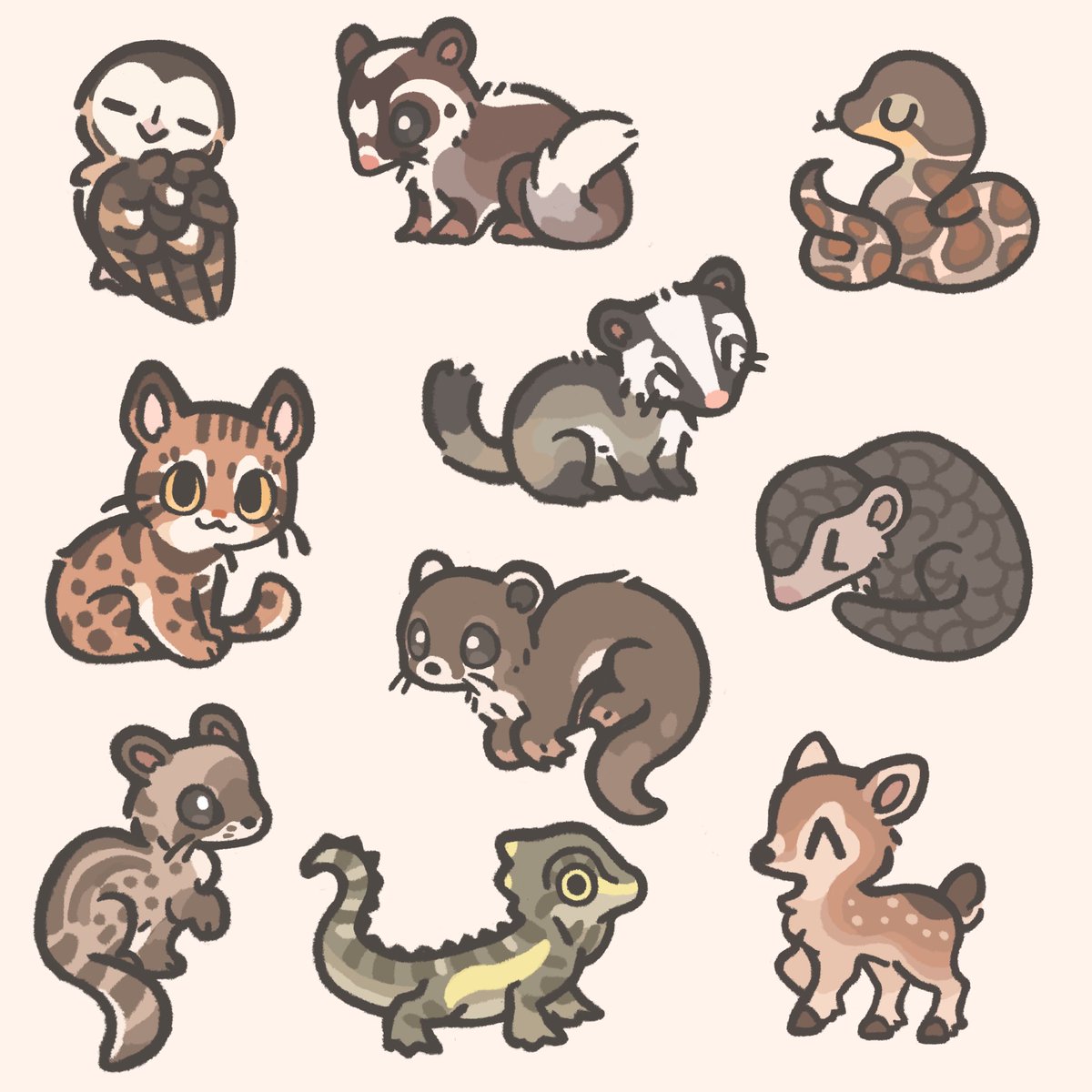 #art #doodle 

taiwan animals