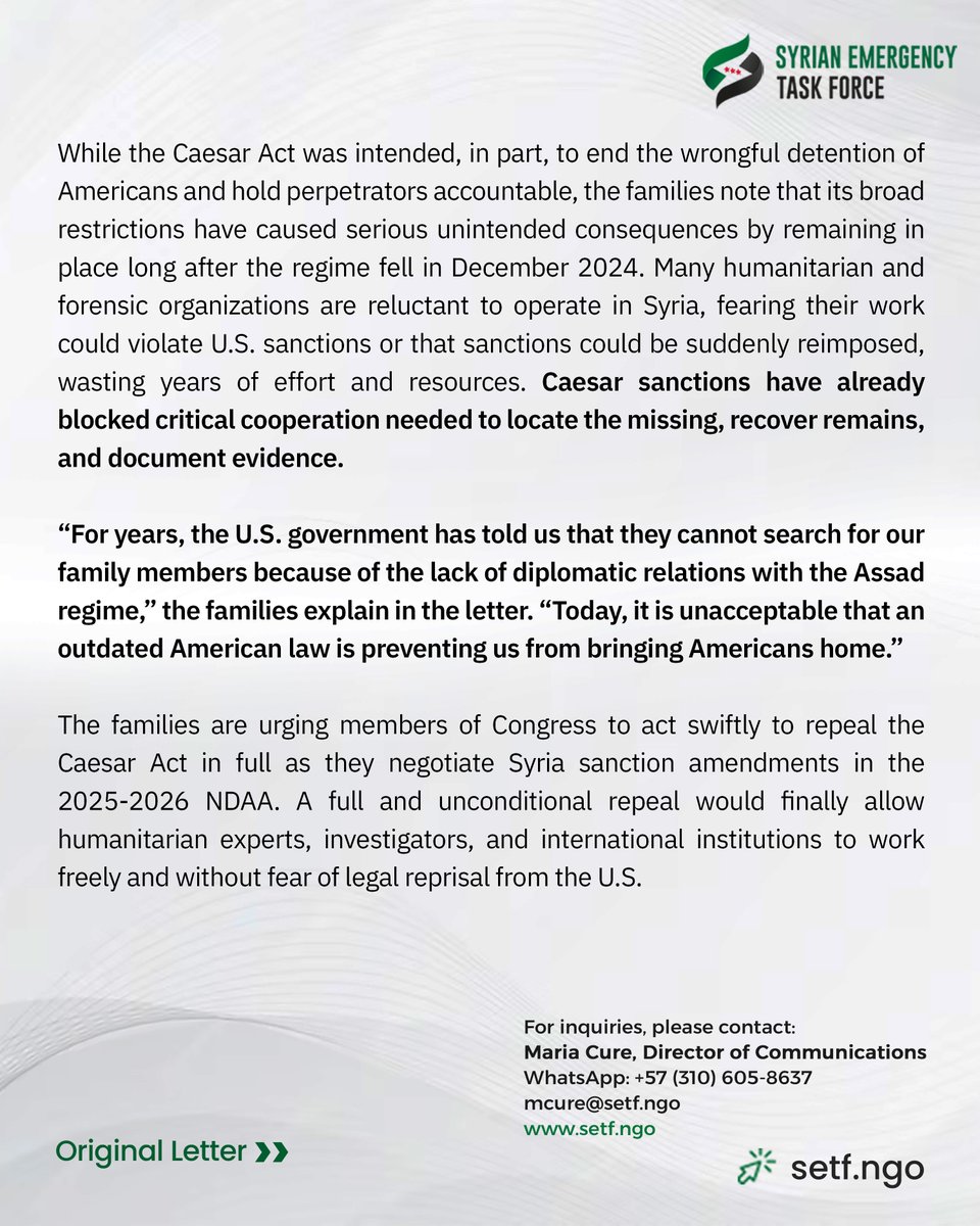 Syrian Emergency Task Force (@syrianetf) on Twitter photo 