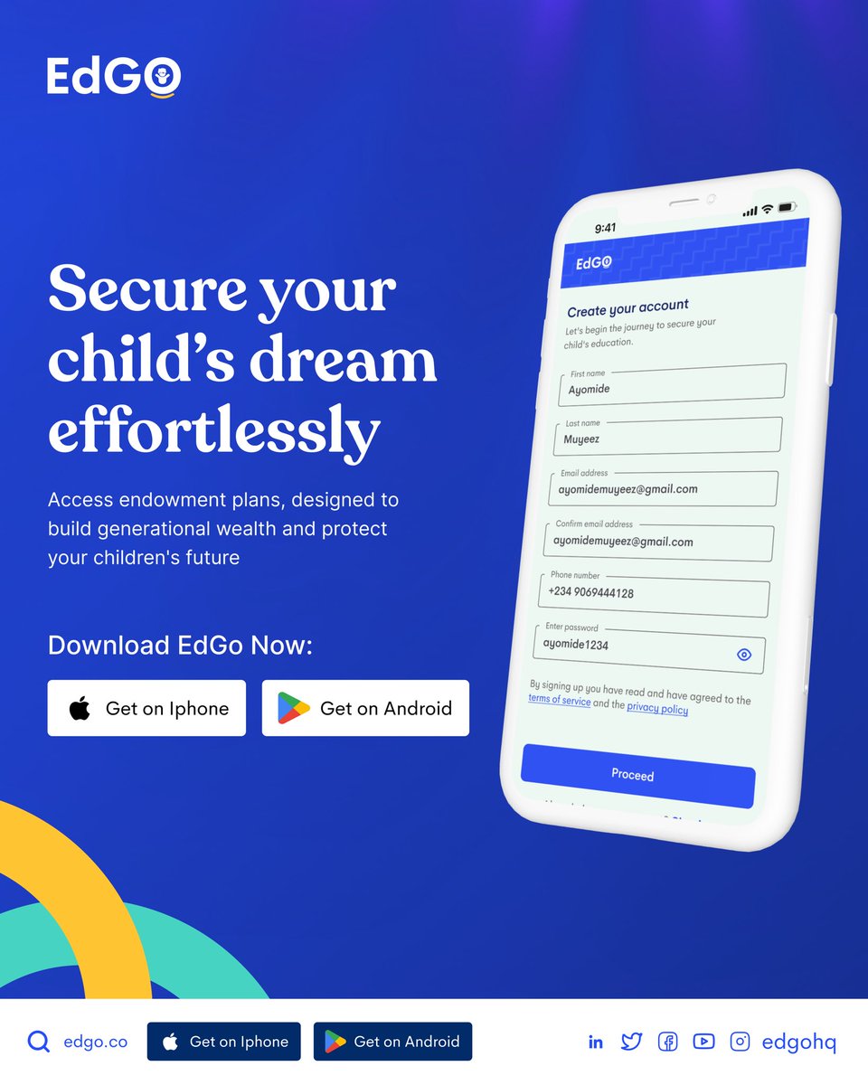 As another month wraps up, take a moment to reflect on what truly lasts; not the bills, not the deadlines, but the dreams you’re building for yourself and family. Download EdGo on Play Store &amp; App Store.