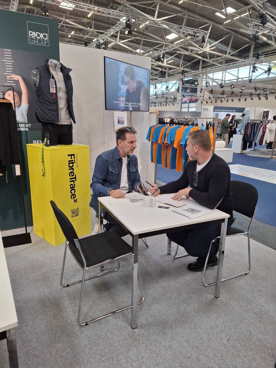 RadiciGroup's tweet image. Second day at #PerformanceDays
At booth U05, #RadiciGroup #AdvancedTextileSolutions presents its #traceability project — a mixed physical &amp;amp; digital solution that lets the end user discover the real journey of each garment.
Transparency, reliability &amp;amp; innovation in every fibre.