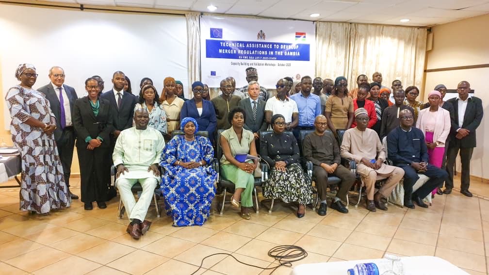 official_gccpc's tweet image. Today, Oct 30: GCCPC validates Merger Regulations &amp;amp; Guidelines at Senegambia Beach Hotel under Competition Act 2007.

Stakeholders debate timelines, market definitions &amp;amp; approvals—shaping fair, efficient merger oversight to boost competition &amp;amp; protect consumers.

#GCCPC #MergerR