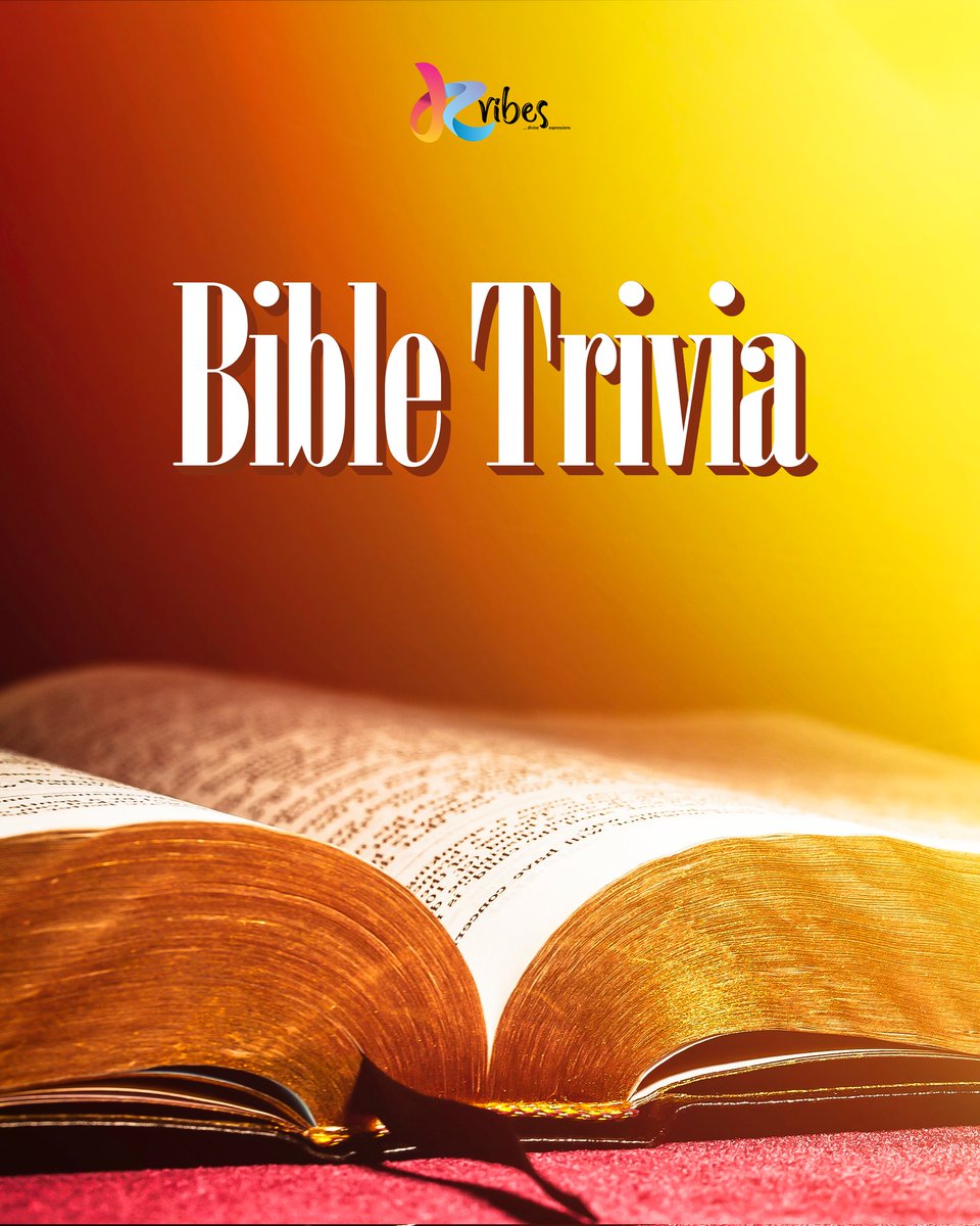 KVibesTweets's tweet image. Trivia Time!

You think you know the Bible?
Who?

#Christianity #bibleverse #Bible #Jesus