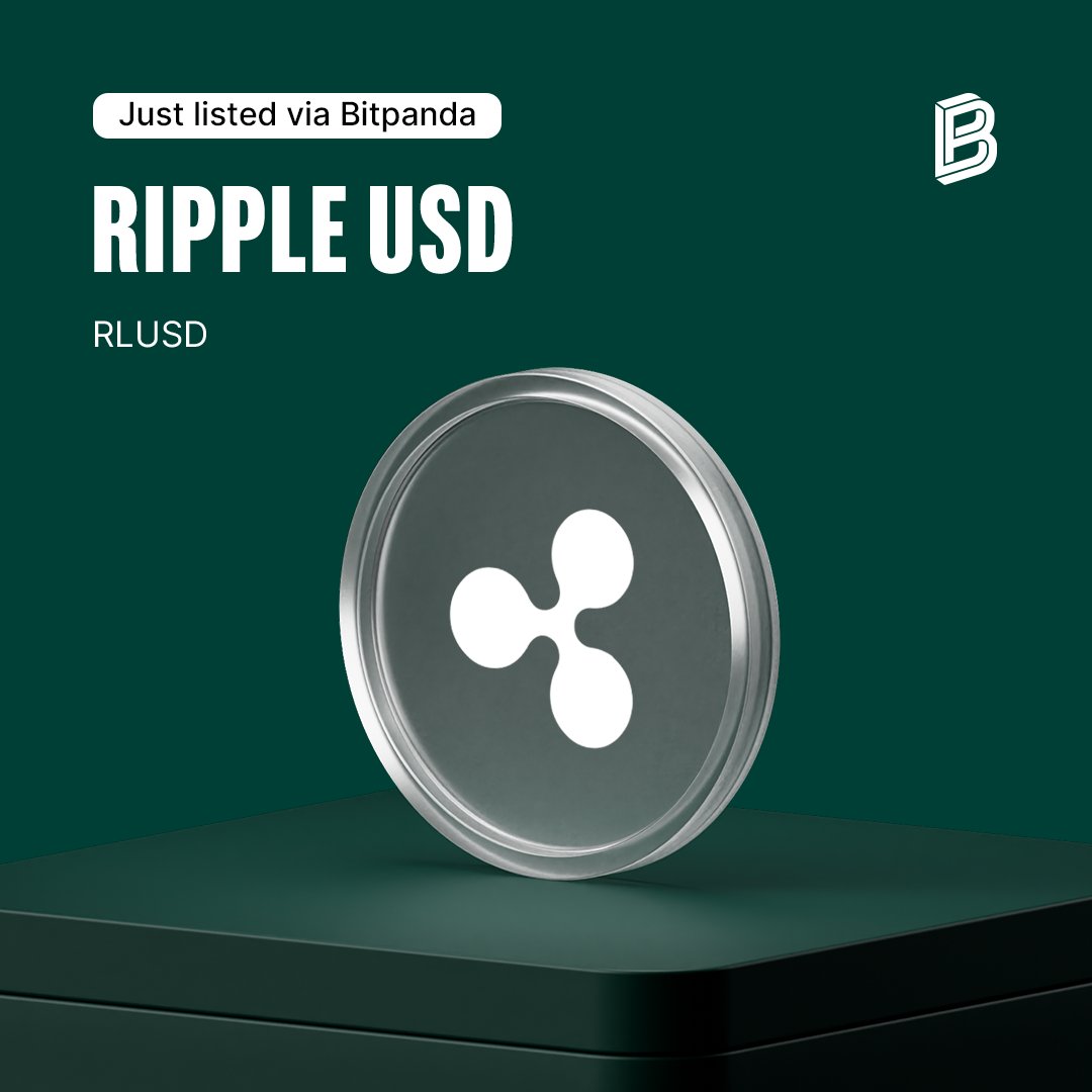 Bitpanda_global's tweet image. 💵 New on Bitpanda: Ripple USD $RLUSD

A USD-backed stablecoin from @Ripple

🔹 1:1 USD backed with monthly attestations
🔹 Built for cross-border payments &amp;amp; real-time settlement
🔹 Issued on Ethereum &amp;amp; XRP Ledger

Start trading RLUSD now on Bitpanda 🚀