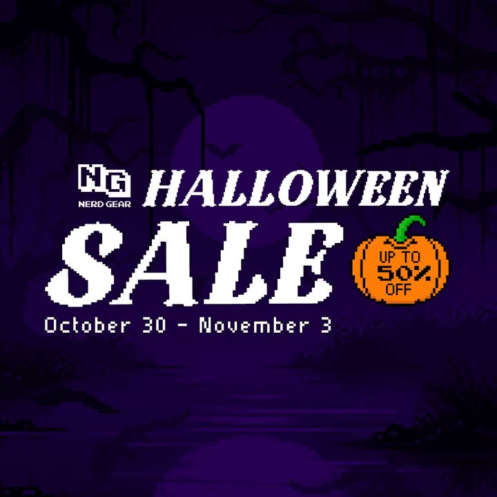 We're having a MASSIVE Halloween sale over on our website starting TODAY 10/30 through 11/3!  
ALMOST everything on the site is up to 50% off!
Come through and get yourself some stuff from Nerd Gear This weekend!

#mtg #edh #commander #dailymtg #mtgcommunity #magic