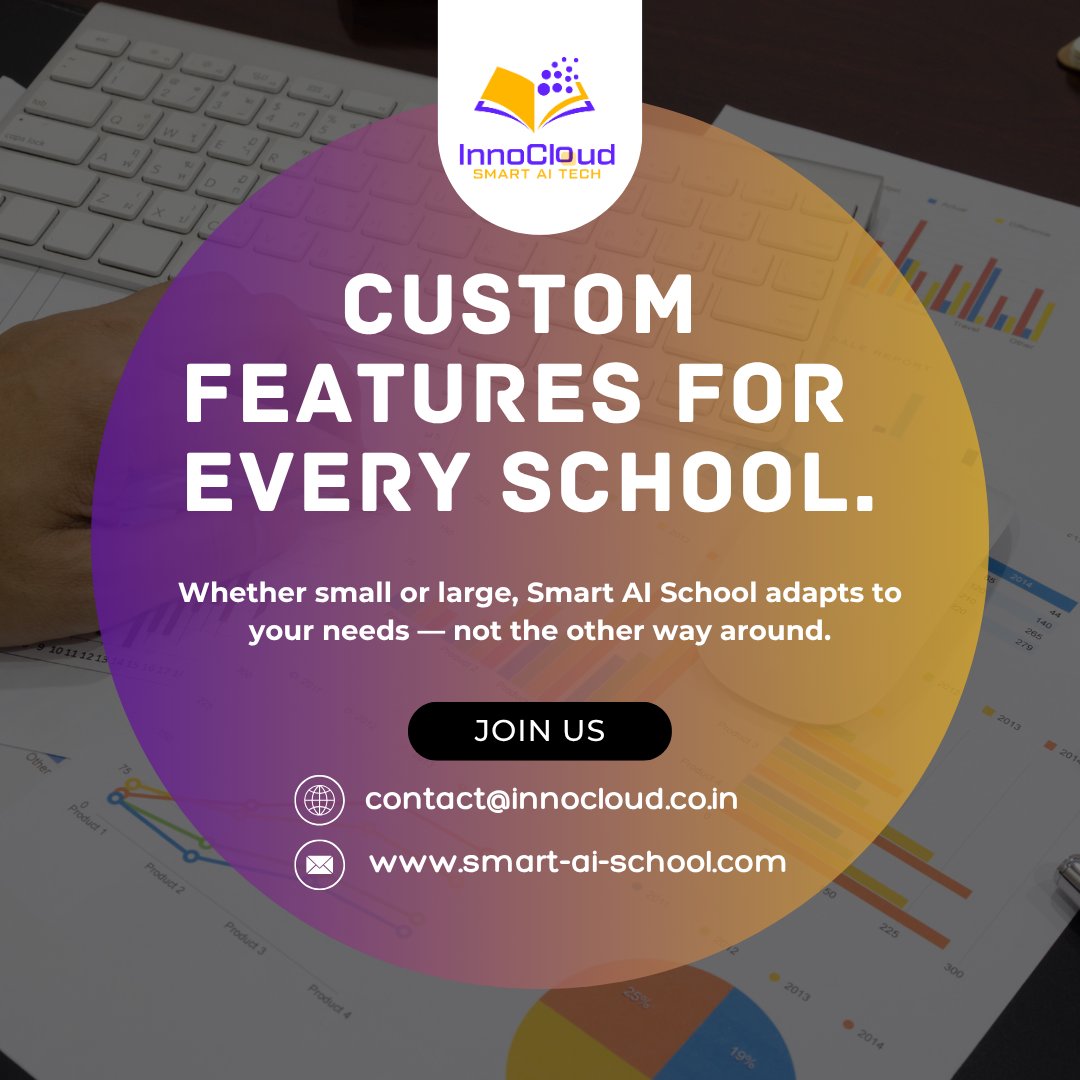 smartai_edtech's tweet image. Your school is unique. Your app should be too.
#SmartAISchool #FlexibleSolutions #EdTech #InnoCloud