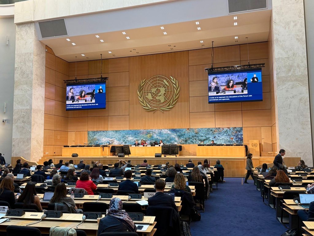 The 2025 🇺🇳 #SocialForum has begun! 

Under the Chairmanship of Ambassador Pipan of Slovenia 🇸🇮 &amp; Ambassador Sorreta of the Philippines 🇵🇭, this year’s Forum brings together over 1,000 participants from governments, NHRIs, civil society &amp; academia from around the world. 🌎