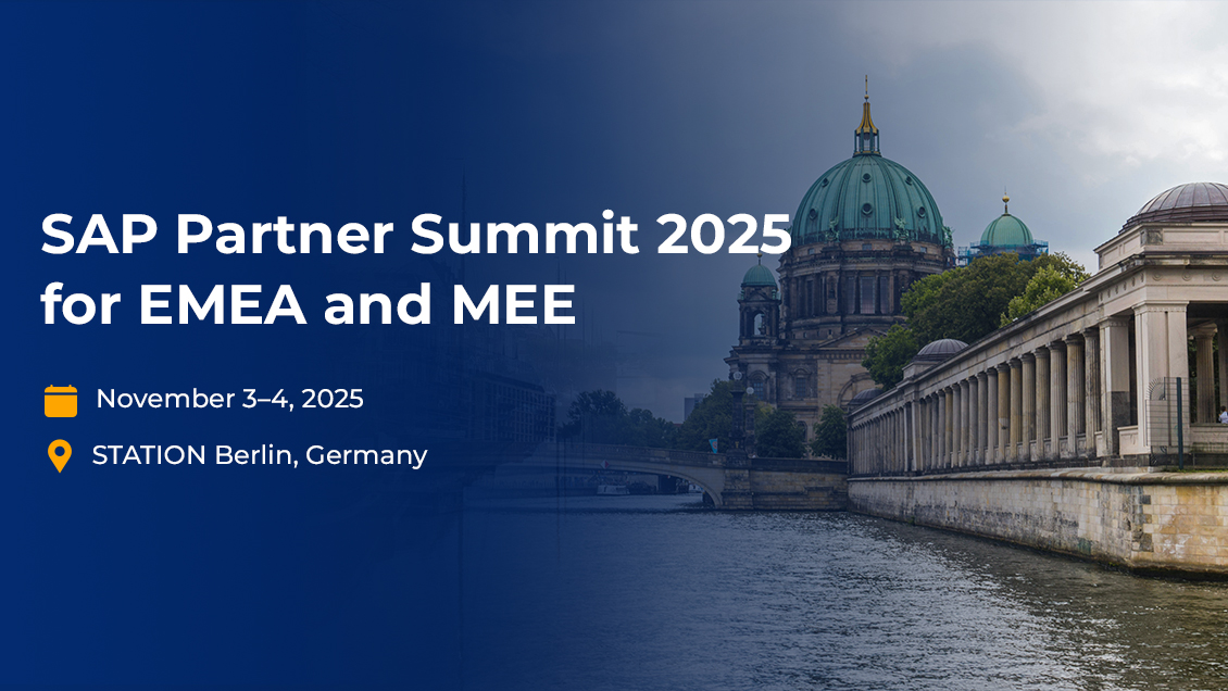 accelygroup's tweet image. SAP Partner Summit 2025 – Berlin is where the future of intelligent enterprises takes shape. Join leaders &amp;amp; innovators redefining success with Business AI &amp;amp; Data Cloud.

🔗 Learn more: accely.com/events/sap-par…

#Accely #SAPPartnerSummit #SAPBusinessAI #EcosystemInnovation