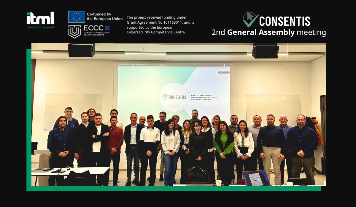 ITMLGR's tweet image. Presentations focused on @ConsentisEU 1st year&apos;s outcomes and on planning the next steps. We led the high-level mapping between technical approach and tasks session, along with dedicated sessions on validation cases and scenarios across the health and insurance domains. #CyberSec