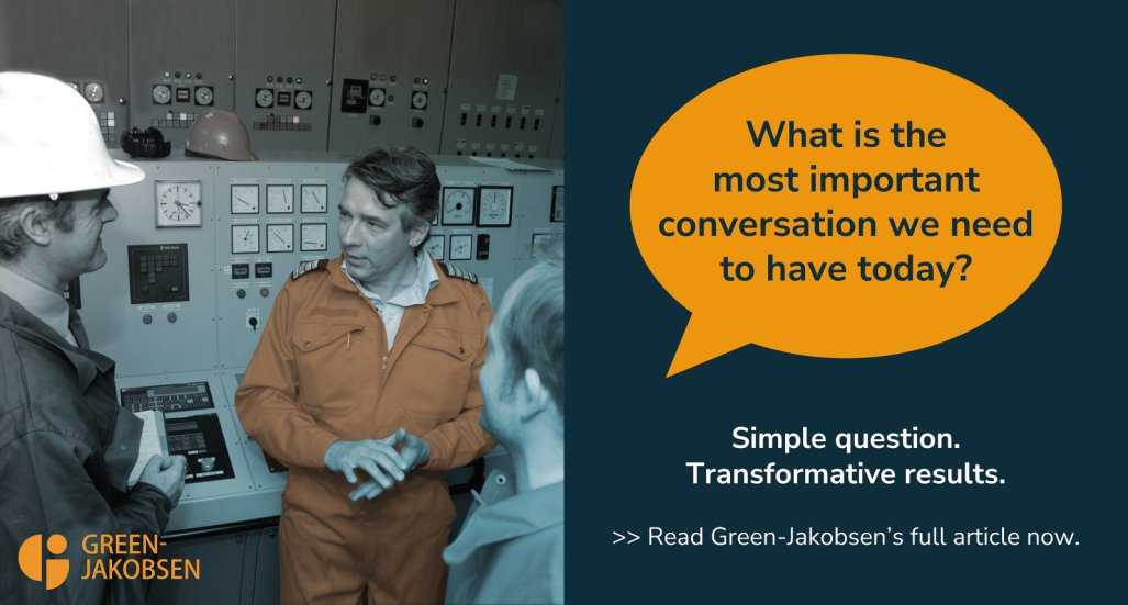 safety4sea's tweet image. Leadership can start with one question: “What’s the most important conversation we need to have today?” 💬
Green-Jakobsen discusses how this sparks dialogue, unlocks collective wisdom, and drives smarter decisions.

👉 Don’t miss this: loom.ly/B7mExVk

#HumanPerformance